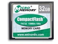 Micro memory 32GB I-Pro CompactFlash 100X (MMCFX100/32GB)